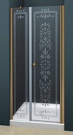 Cezares Душевая дверь в нишу ROYAL PALACE-A-B-12-60/30-CP-Br – фотография-1